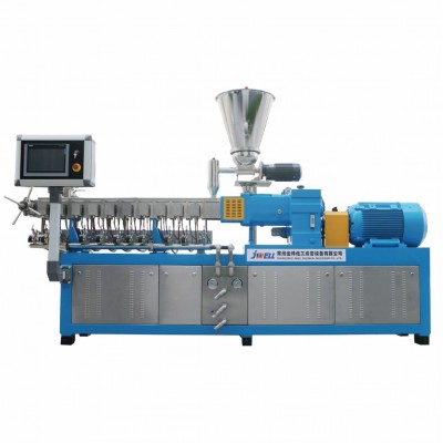 Jwell Pp Pe Pvc Ps Abs Pet Pla Pbat Plastic Single Screw Twin Screw Laboratory Extruder